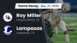 Recap: Roy Miller  vs. Lampasas  2020