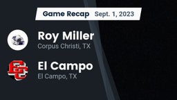 Recap: Roy Miller  vs. El Campo  2023