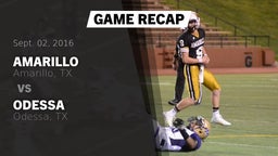 Recap: Amarillo  vs. Odessa  2016