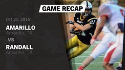 Recap: Amarillo  vs. Randall  2016