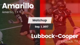Matchup: Amarillo  vs. Lubbock-Cooper  2017