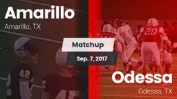 Matchup: Amarillo  vs. Odessa  2017