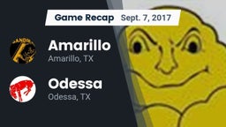 Recap: Amarillo  vs. Odessa  2017