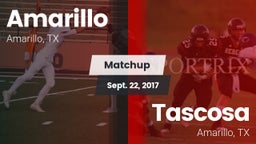 Matchup: Amarillo  vs. Tascosa  2017