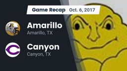 Recap: Amarillo  vs. Canyon  2017
