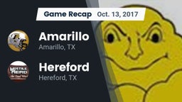 Recap: Amarillo  vs. Hereford  2017