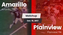 Matchup: Amarillo  vs. Plainview  2017