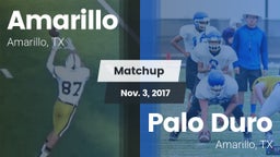 Matchup: Amarillo  vs. Palo Duro  2017