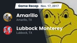 Recap: Amarillo  vs. Lubbock Monterey  2017