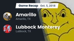 Recap: Amarillo  vs. Lubbock Monterey  2018