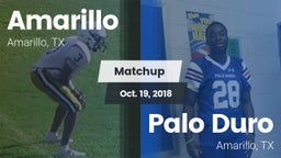 Matchup: Amarillo  vs. Palo Duro  2018