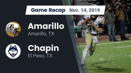Recap: Amarillo  vs. Chapin  2019