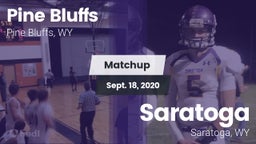 Matchup: Pine Bluffs High vs. Saratoga  2020