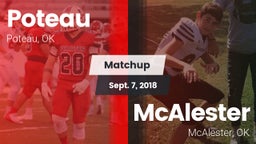 Matchup: Poteau  vs. McAlester  2018