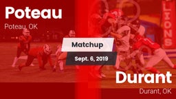 Matchup: Poteau  vs. Durant  2019