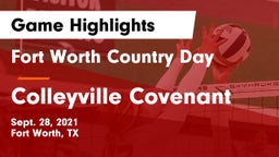 Fort Worth Country Day  vs Colleyville Covenant Game Highlights - Sept. 28, 2021