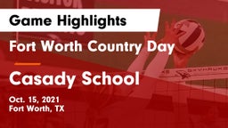 Fort Worth Country Day  vs Casady School Game Highlights - Oct. 15, 2021