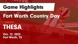 Fort Worth Country Day  vs THESA Game Highlights - Oct. 12, 2023