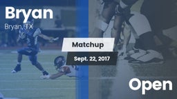 Matchup: Bryan  vs. Open 2017