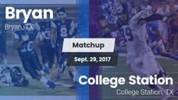 Matchup: Bryan  vs. College Station  2017