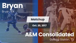 Matchup: Bryan  vs. A&M Consolidated  2017