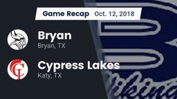 Recap: Bryan  vs. Cypress Lakes  2018