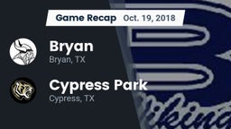 Recap: Bryan  vs. Cypress Park   2018