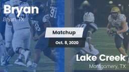 Matchup: Bryan  vs. Lake Creek  2020