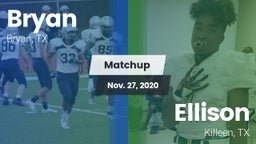 Matchup: Bryan  vs. Ellison  2020