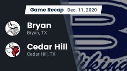 Recap: Bryan  vs. Cedar Hill  2020