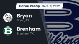Recap: Bryan  vs. Brenham  2022