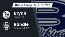 Recap: Bryan  vs. Randle  2022