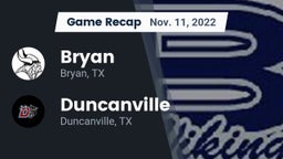Recap: Bryan  vs. Duncanville  2022