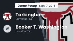 Recap: Tarkington  vs. Booker T. Washington  2018