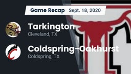 Recap: Tarkington  vs. Coldspring-Oakhurst  2020