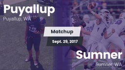 Matchup: Puyallup  vs. Sumner  2017