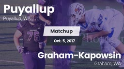 Matchup: Puyallup  vs. Graham-Kapowsin  2017