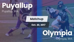 Matchup: Puyallup  vs. Olympia  2017