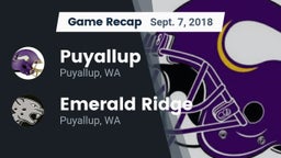 Recap: Puyallup  vs. Emerald Ridge  2018