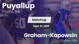 Matchup: Puyallup  vs. Graham-Kapowsin  2018