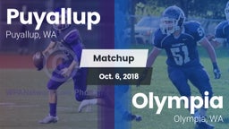 Matchup: Puyallup  vs. Olympia  2018