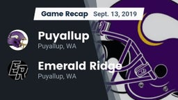 Recap: Puyallup  vs. Emerald Ridge  2019
