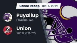 Recap: Puyallup  vs. Union  2019