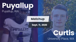 Matchup: Puyallup  vs. Curtis  2020