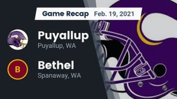 Recap: Puyallup  vs. Bethel  2021