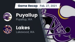 Recap: Puyallup  vs. Lakes  2021