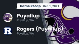 Recap: Puyallup  vs. Rogers  (Puyallup) 2021