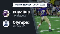 Recap: Puyallup  vs. Olympia  2022
