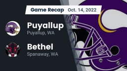 Recap: Puyallup  vs. Bethel  2022