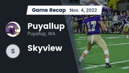 Recap: Puyallup  vs. Skyview 2022